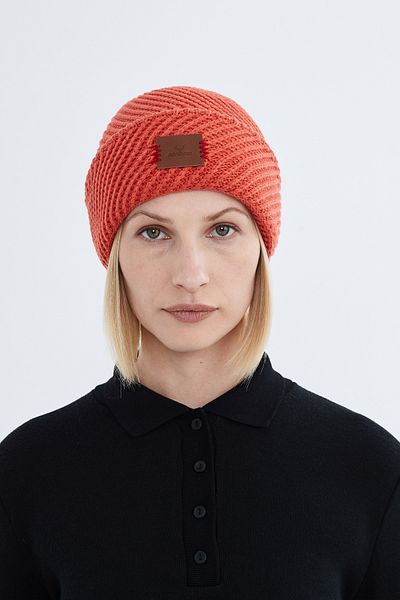 Nordbron Stretchy Soft Coral Knitwear - Winter Ruqy with Logo, Double Fold Basic Model