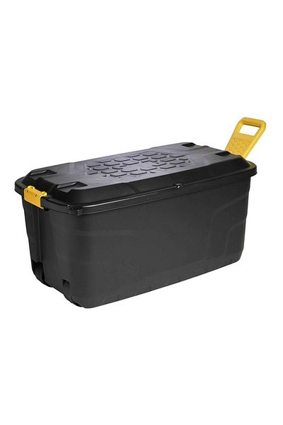 Strata Heavy Duty Wheeled Storage Box with Lid 110 Liter