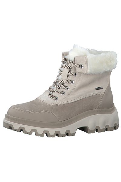Tamaris Damen Elegante Stiefelette 1-26903-41 Grau 399 Antelope Comb Leder