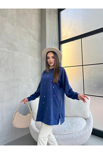 Z&G ZARRAGENBOS Kadın Kalp Deesenli Tunik