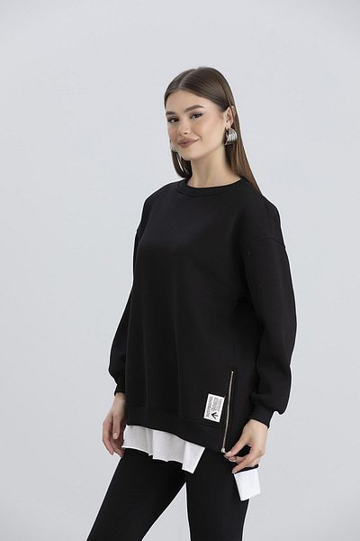 LİYACA Hanorac oversize cu gât