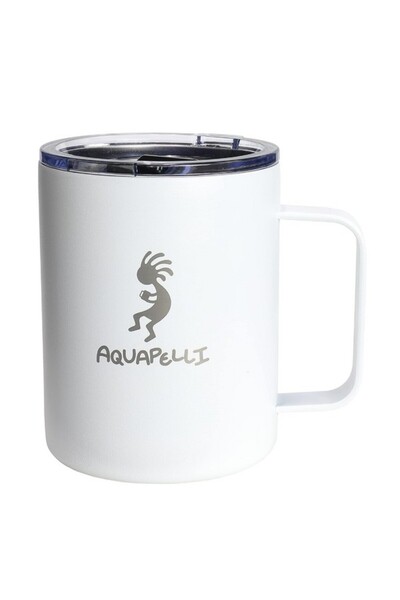 Aquapelli كوب قهوة معزول بالفراغ CM12 بمقبض سعة 350 مل