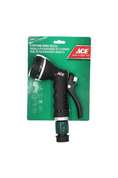 ACE 8-Pattern Quick Connect Watering Spray Nozzle 17cm