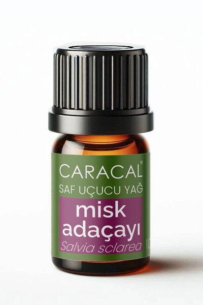caracal 5ml Saf Misk Adaçayı Yağı Doğal %100 Saf Uçucu Katkısız Yağ Salvia Sc...