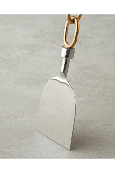 English Home Gold 17.5-19 cm Steel 3-Piece Serving Set - Chain