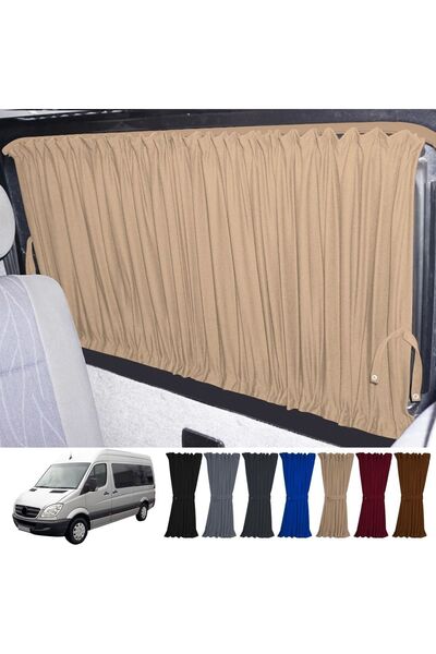 Oto Pandami Mercedes Sprinter W906 Long 2006-2018 Συμβατό σετ κουρτινών αυτοκ...