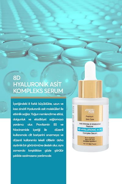 Softto Plus 8D Hyaluronic Acid Complex Serum - 30 ML