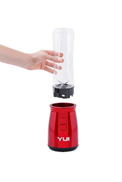 Yui M19 500w Kişisel Smoothie Blender Kırmızı 1 Adet Yedek Şişe