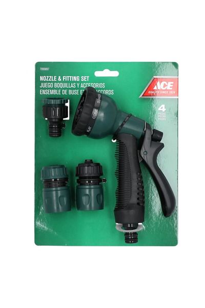 ACE 4-Piece Watering Spray Nozzle Fitting Set