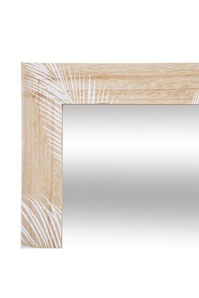 Atmosphera Elda Rectangular Shape Wooden Wall Mounted Mirror 50 x 65cm