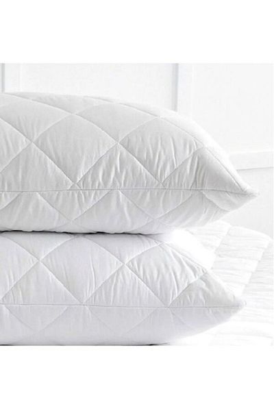 LuxPlus Quilted Bead Fiber Pillow - 50X70 cm (2 Pcs)