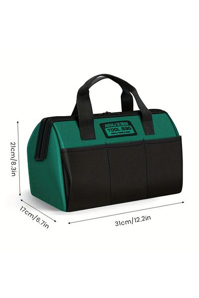 AIRAJ 13 Inch Simple 13 Inch Tool Bag Electrician Multifunctional Strong Durable Oxford Thickened Wo