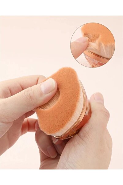 Anil Professional Cosmetics Simli Tırnak Toz Fırçası - Pembe