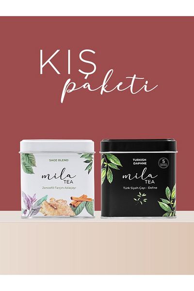 Mila Tea Ginger Cinnamon Sage and Turkish Black Laurel - Winter Package