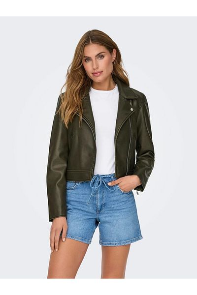 ONLY Onlria Women's Leather Jacket