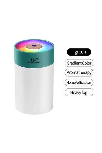 Choice مرطب مضيء أخضر صيني للاستخدام المنزلي وسطح المكتب ومكملات مائية صغيرة ورذاذ لترطيب الهواء