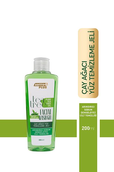 Softto Plus Tea Tree Facial Cleansing Gel 200 Ml