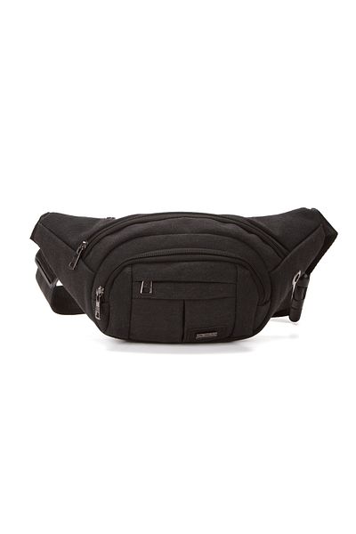 Newish Men's Canvas Fabric Bodybag Waist and Shoulder Bag
