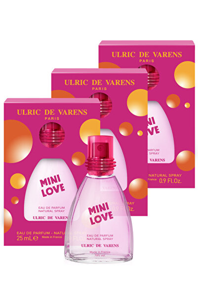 Ulric De Varens Mini Love Çiçeksi Kadın Parfüm Edp 3'lü Set 3x25 ml