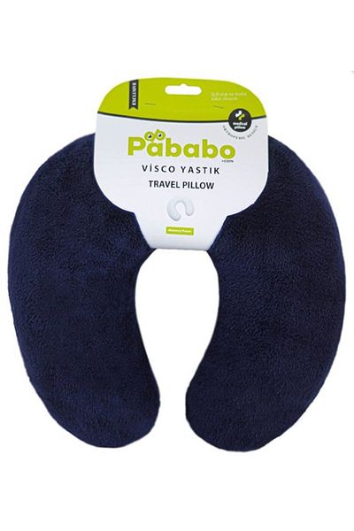 Pababo Pabtex Visco Travel Pillow - for Comfortable Airplane, Bus and Car Trips
