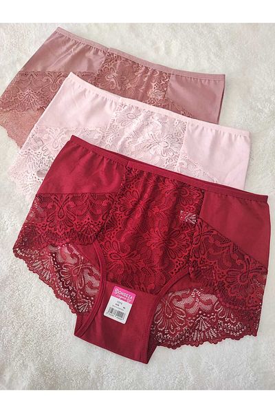 don & seza Large Size Lace Panties Set of 3