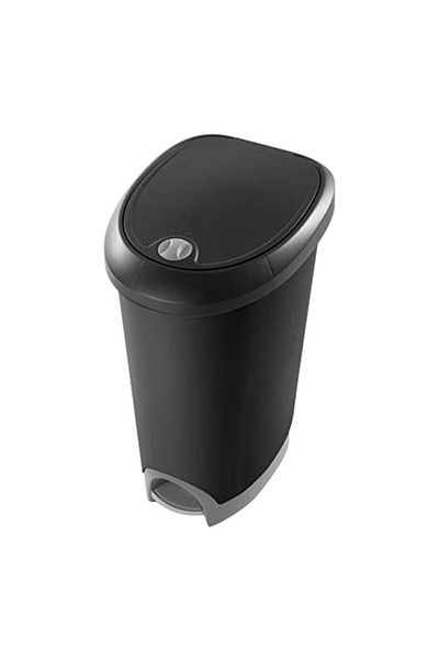 Sterilite Premium Plastic Touchless Pedal Bin 12.6 Gal