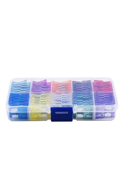 Choice Multi 100pcs 2a-35a Medium Car Fuse 10 Specifications Igniter Headlight Air Conditioning Safety Tube
