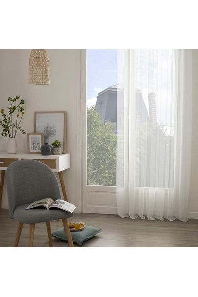 Atmosphera 8-Eyelet Moly Superior Quality Net Sheer Curtain 135 x 240cm