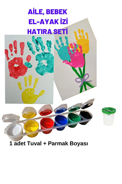 everart Bebek El Ayak Izi - Aile El Ağacı - Aile El Hatırası - Resim Başlangı...