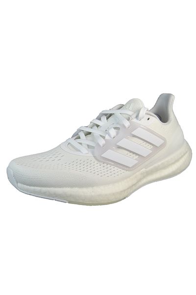 adidas Herren Halbschuhe Pureboost23 IF2374 Weiß ftwr white/ftwr white / core black Textil mit Continenta