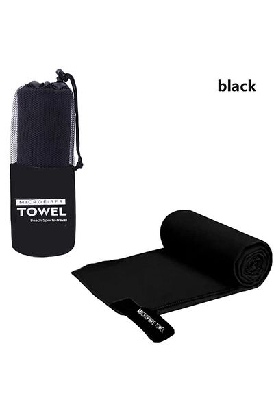 Choice 76X152CM black Quick-Dry Sports Towel 40X80/76X152CM Microfiber Running Yoga Gym Fitness Basketball