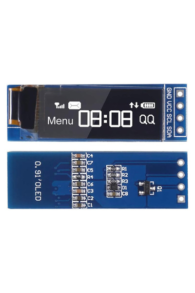 Choice1 blue I2C OLED Display Module 0.91 Inch I2C SSD1306 OLED Display Module White / BLUE I2C OLED Screen