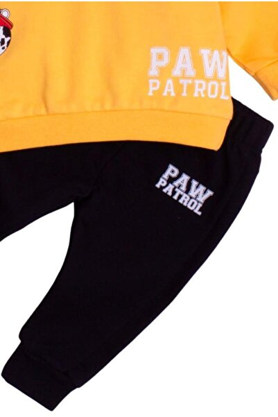 Chicsy Baby Pamuklu Paw Patrol Baskılı Tatlı Unisex Bebek&çocuk 2'li Alt Üst Eşofman Takım