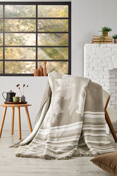 Özdilek Özdilek Ahorn Single Cotton Blanket 150X200 cm