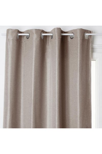 Atmosphera 8-Eyelet Elena Rideau Occultant Black Out Curtain 140 x 260cm