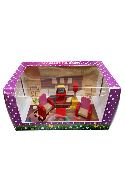 Gökmen Oyuncak لعبة خشبية صغيرة - مجموعة غرفة المعيشة