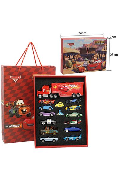 Choice 15pcs Disney Pixar Cars 3 Metal Diecast Lightning Mcqueen Mater Champion Car Model Toy Gift Set Jack