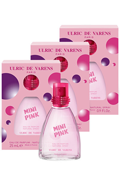 Ulric De Varens Mini Pink Egzotik Kadın Parfüm Edp 3'lü Set 3x25 ml