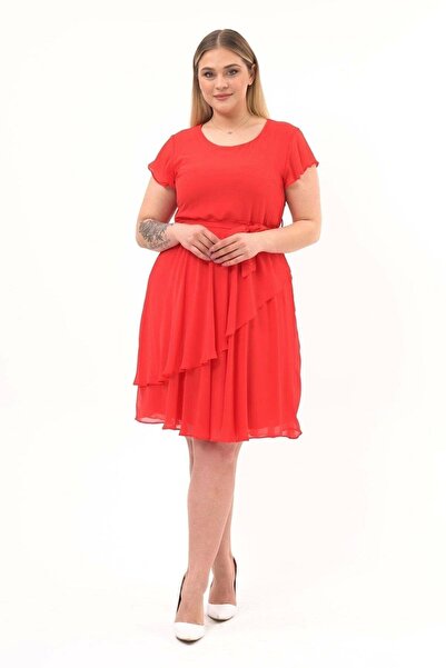 Apsen Collection Apsen Women's Pomegranate Flower Flywheel Detailed Midi Plus...