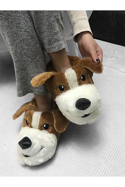 İpek Unisex Silk Dog βελούδινα αφράτα ελαφριά παπούτσια για το σπίτι - Παντόφλες (Αγοράστε ένα μέγεθος μεγαλύτερο)