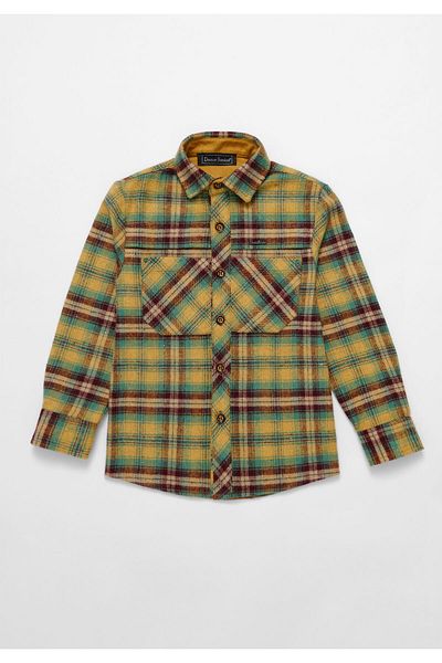 Doctor junior Cămașă galbenă de lumberjack pentru băiat