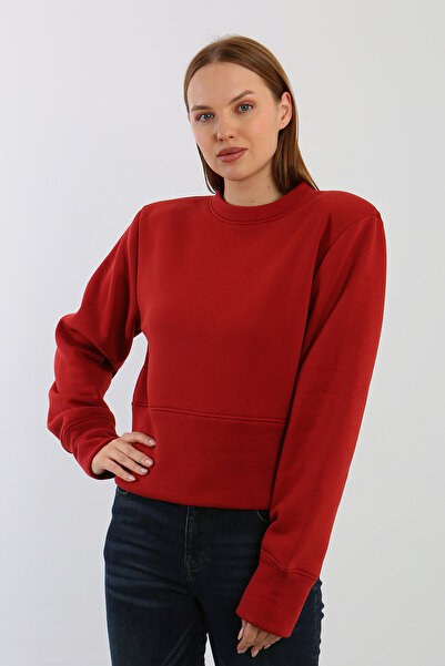 La Sarta Luna Women's Padded Red Sweat