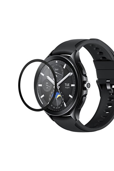 Microsonic Xiaomi Watch 2 Pro Tam Kaplayan Nano Cam Ekran Koruyucu Siyah