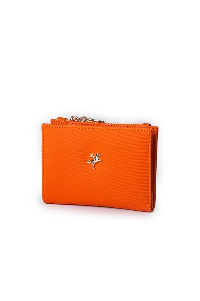 Nas Bag Orange Color Women's Card Holder - Wallet (Width: 12 X Length: 9)