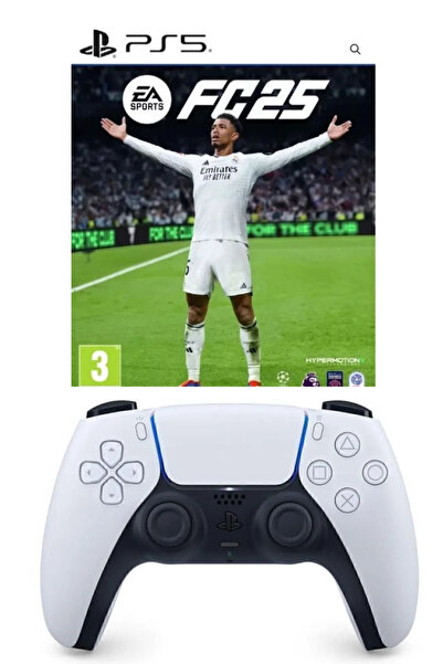 Sony 2 Li Super Bundle Ps5 Controller Bandrollü Ps5 Fc 2025 Oyun