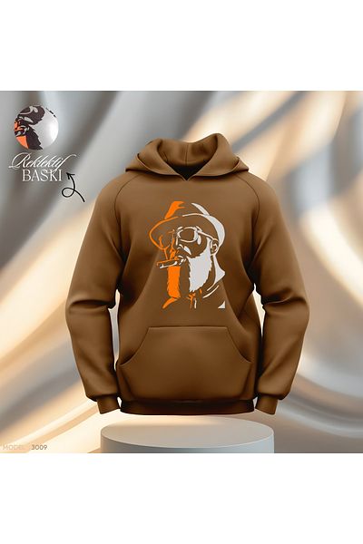 Gölge Store Готин модел със полуотразяващ специален дизайн | Суитшърт с качулка Slimfit за мъже и жени