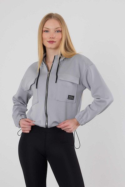 Rays 9159m - Grey Diver Detailed Pocket Sweat