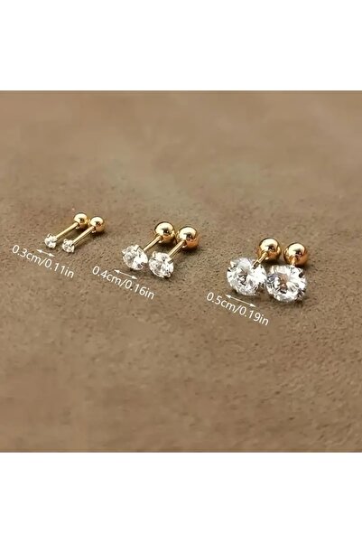 MAF Atölye 18 Ayar Altın Kaplama Paslanmaz Çelik 6 Lı Set