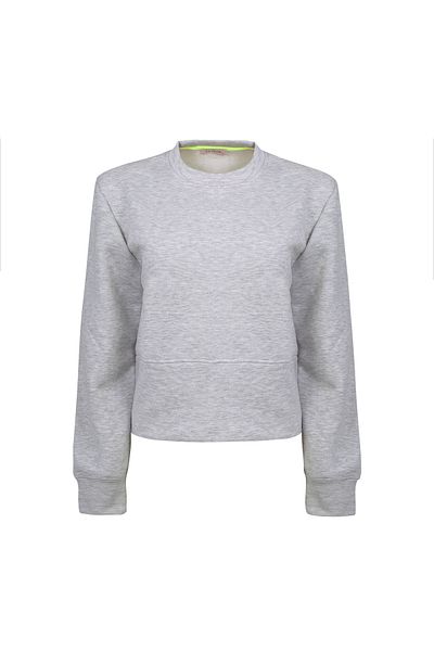 La Sarta Luna Women's Padded Gray Sweat