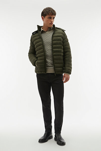 Mudo Quilted Stand Collar Hooded Puffer Jacket